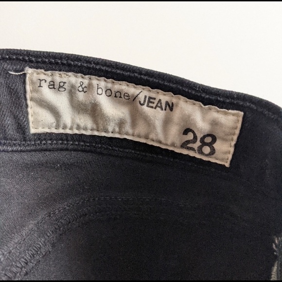 Rag & bone black stretchy denim shorts - Picture 3 of 8